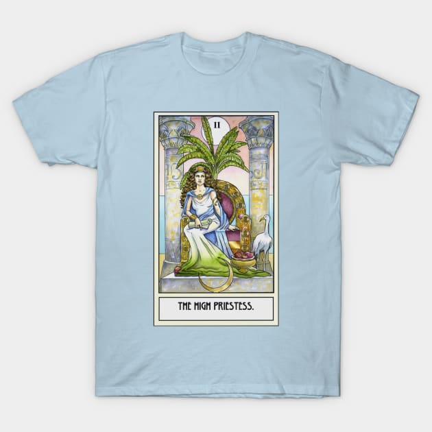 The High Priestess - Card T-Shirt by WinonaCookie